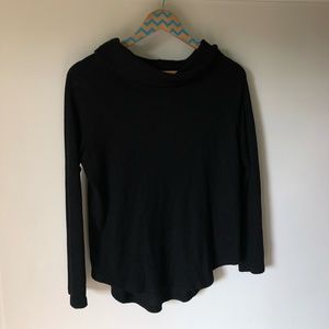 Heart & Hips Ribbed Black Long Sleeve | Size S